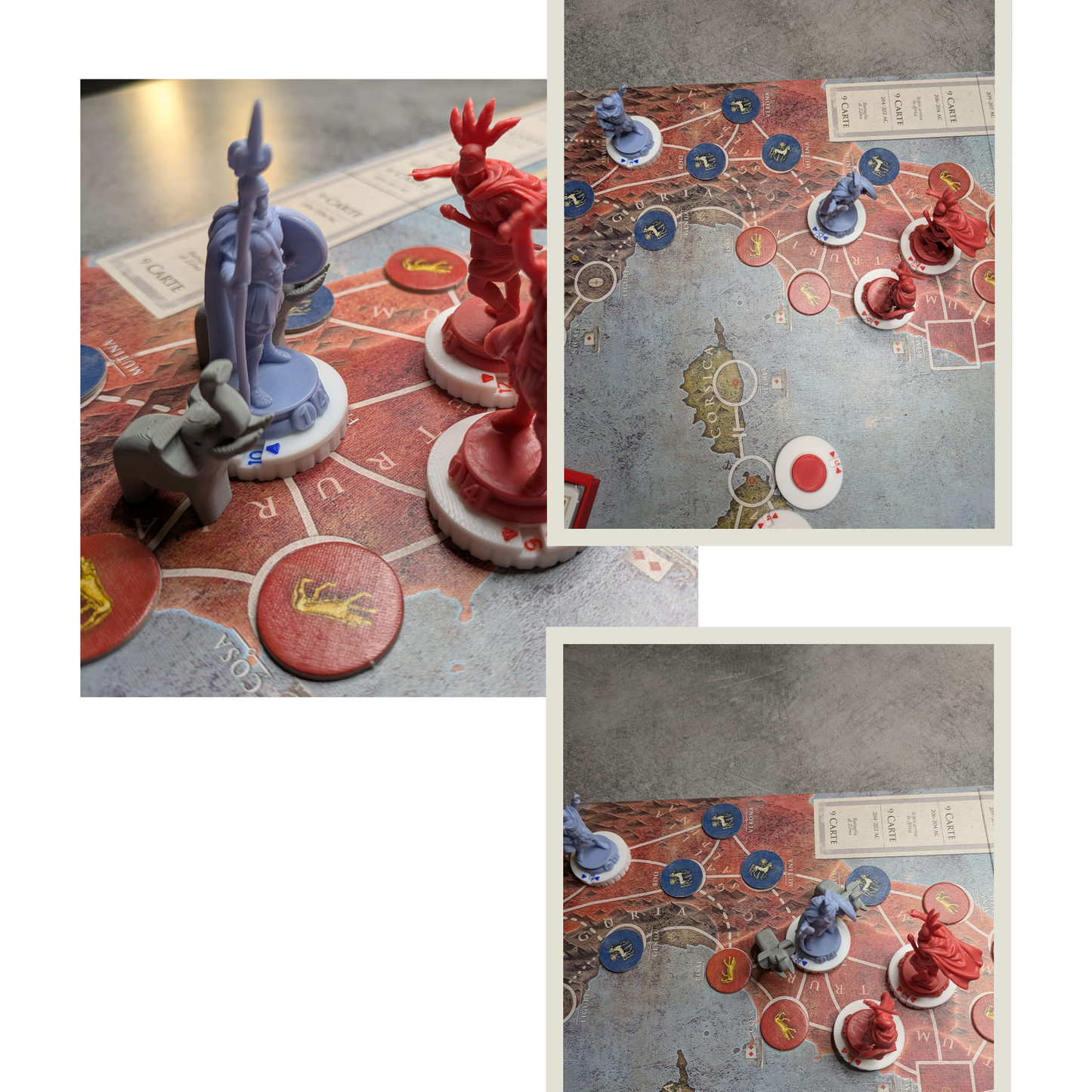 Magnetic Troop Counters – with 3D Elephants for Hannibal & Hamilcar