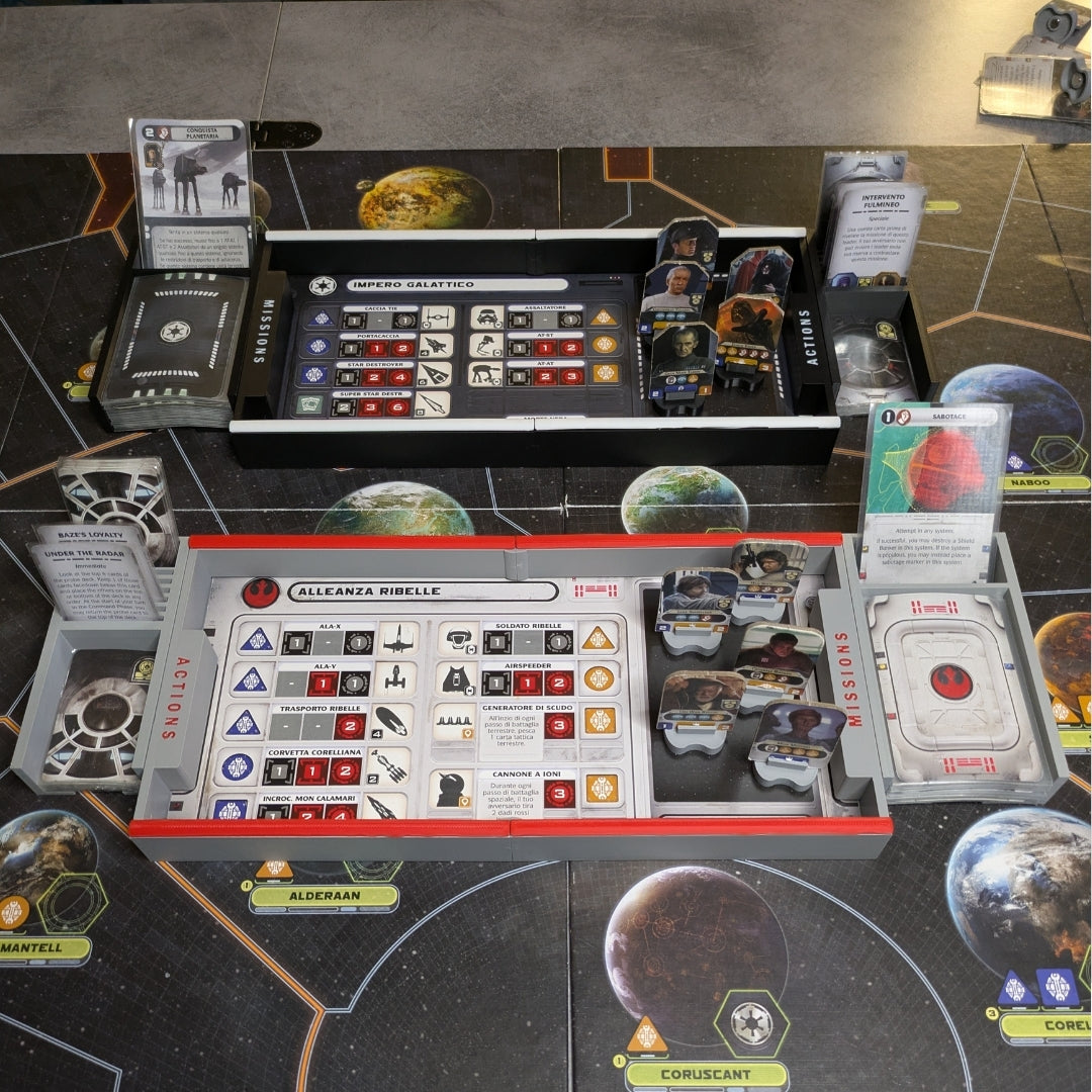 Command Deck for Star Wars Rebellion, 3D printed upgrade by Materia3DShop