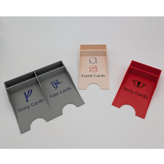 Draw & Discard Deck Holder for The Battle of Five Armies, 3D printed upgrade by Materia3DShop
