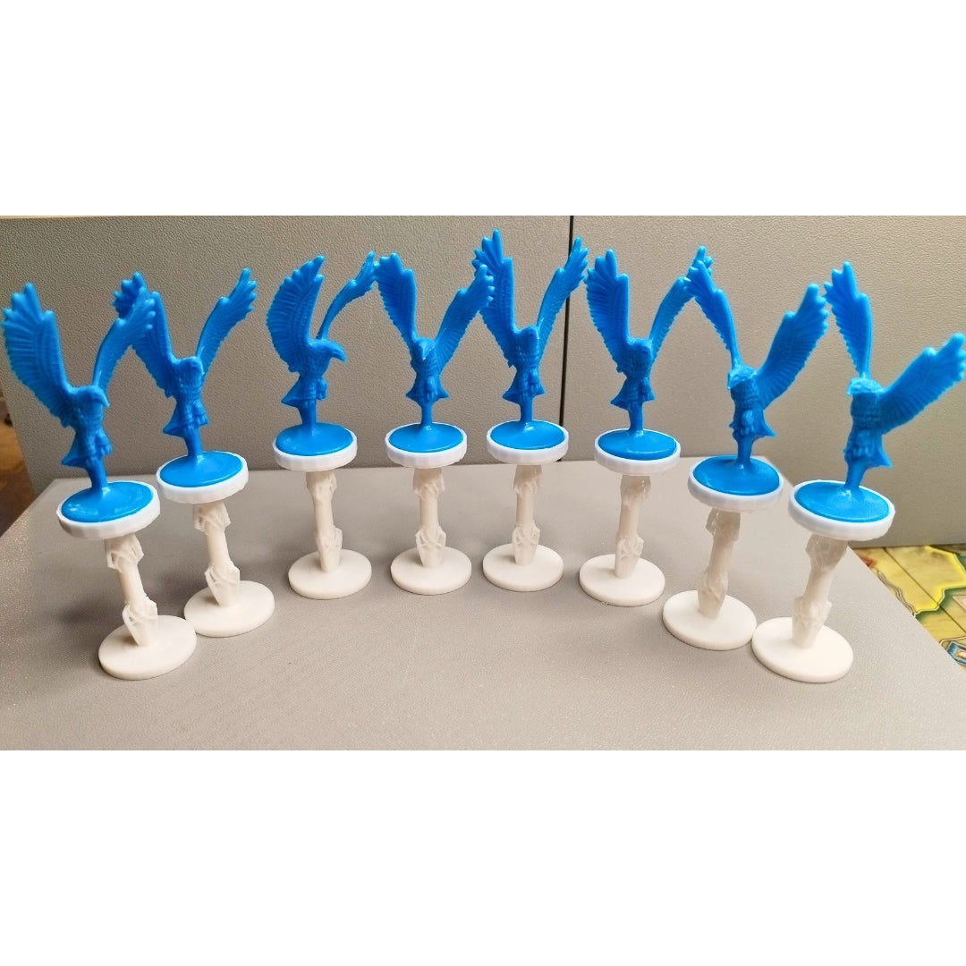 Great Eagles flying stands for War of the Ring miniatures, 3D-printed accessories by Materia3DShop