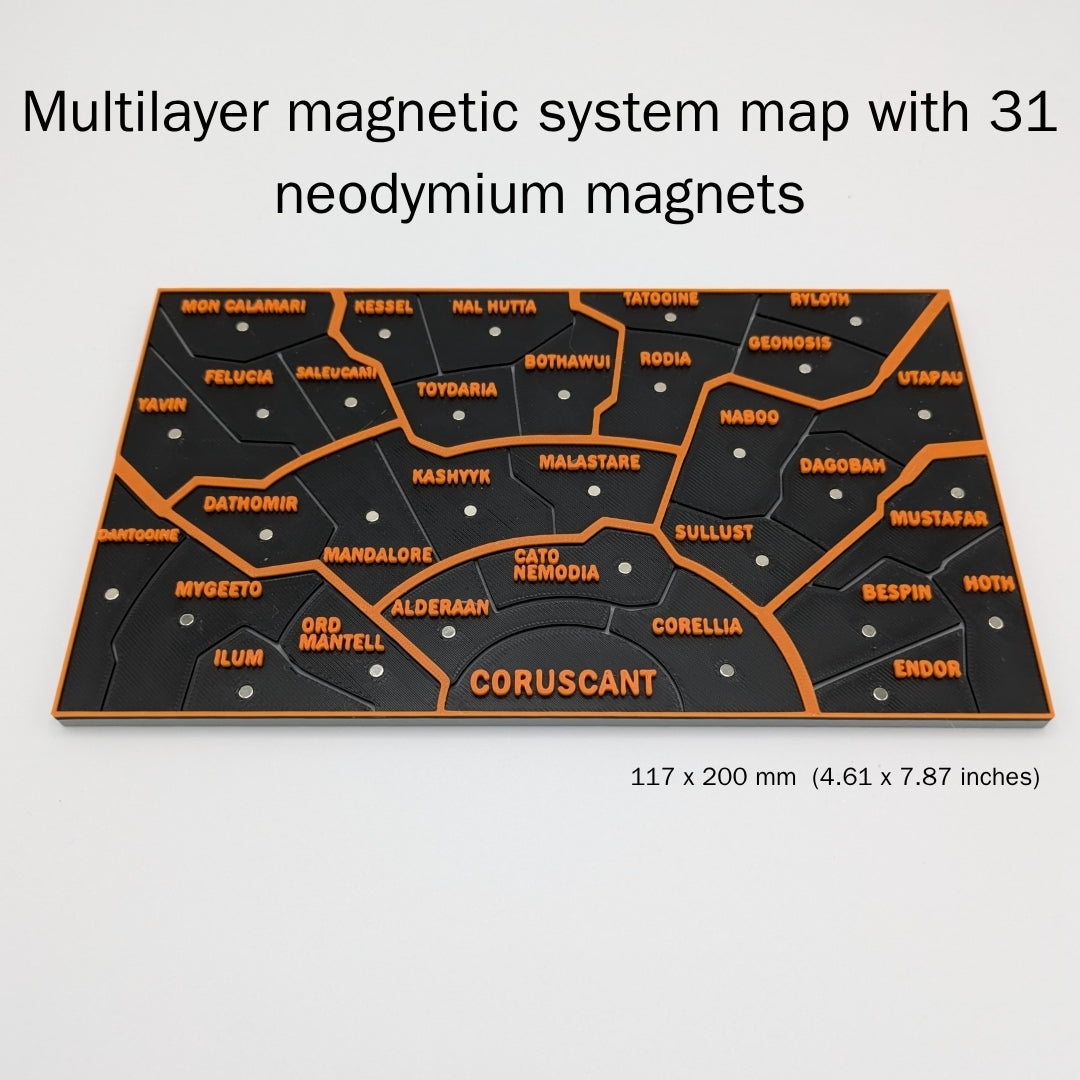 Rebel Base Locator for Star Wars Rebellion | Magnetic System