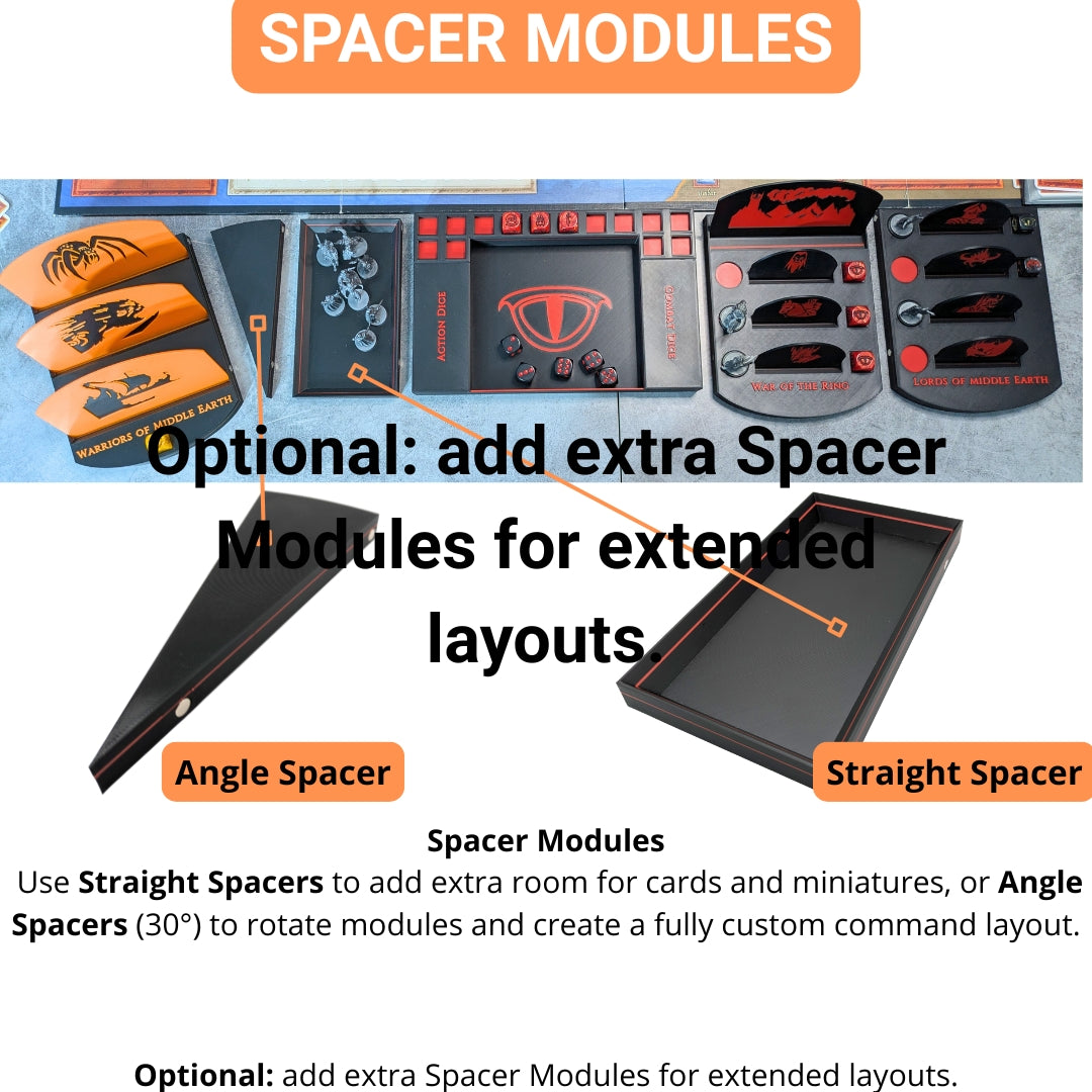 All-in-One Command Board System for War of the Ring – Lords & Warriors Expansions Organizer