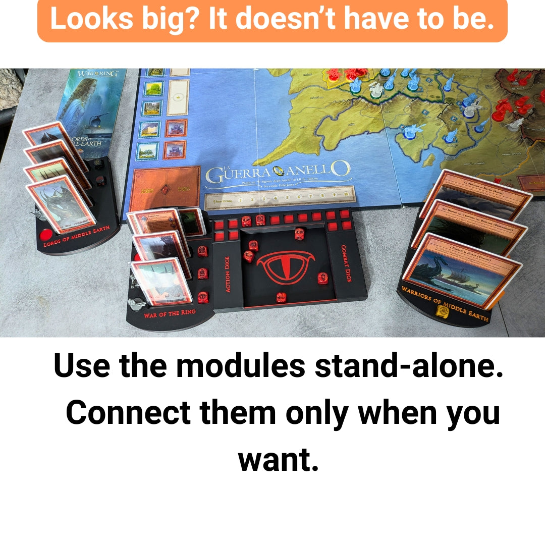 All-in-One Command Board System for War of the Ring – Lords & Warriors Expansions Organizer