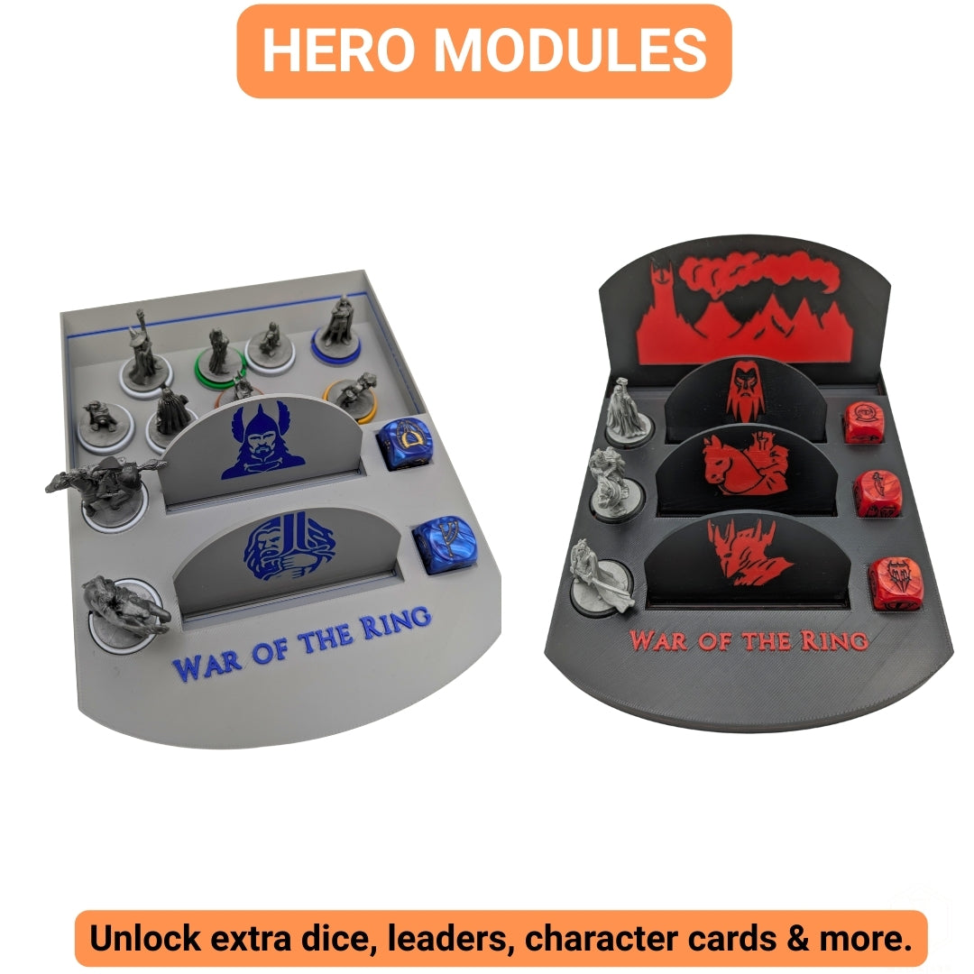 All-in-One Command Board System for War of the Ring – Lords & Warriors Expansions Organizer