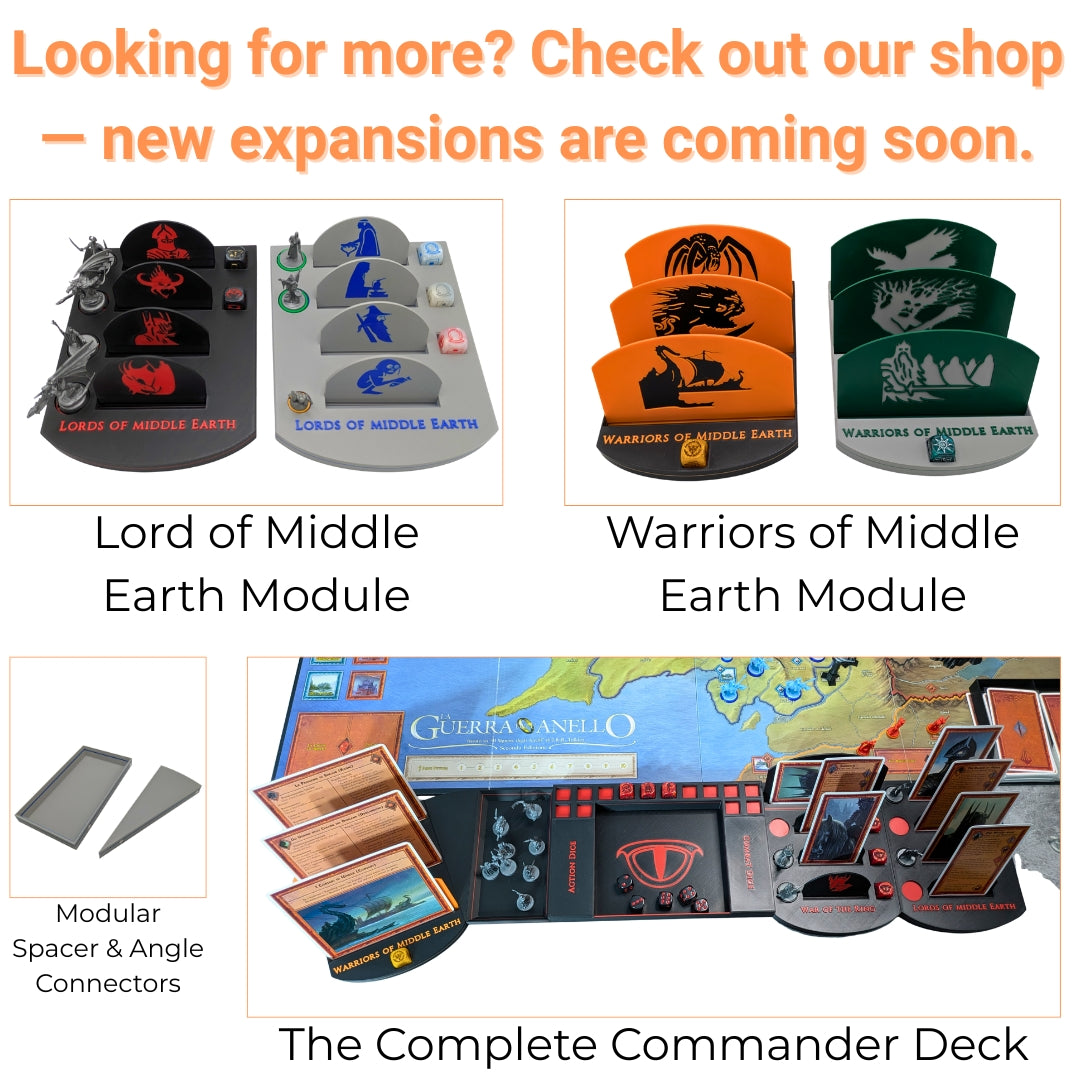 Dice Command Boards for War of the Ring