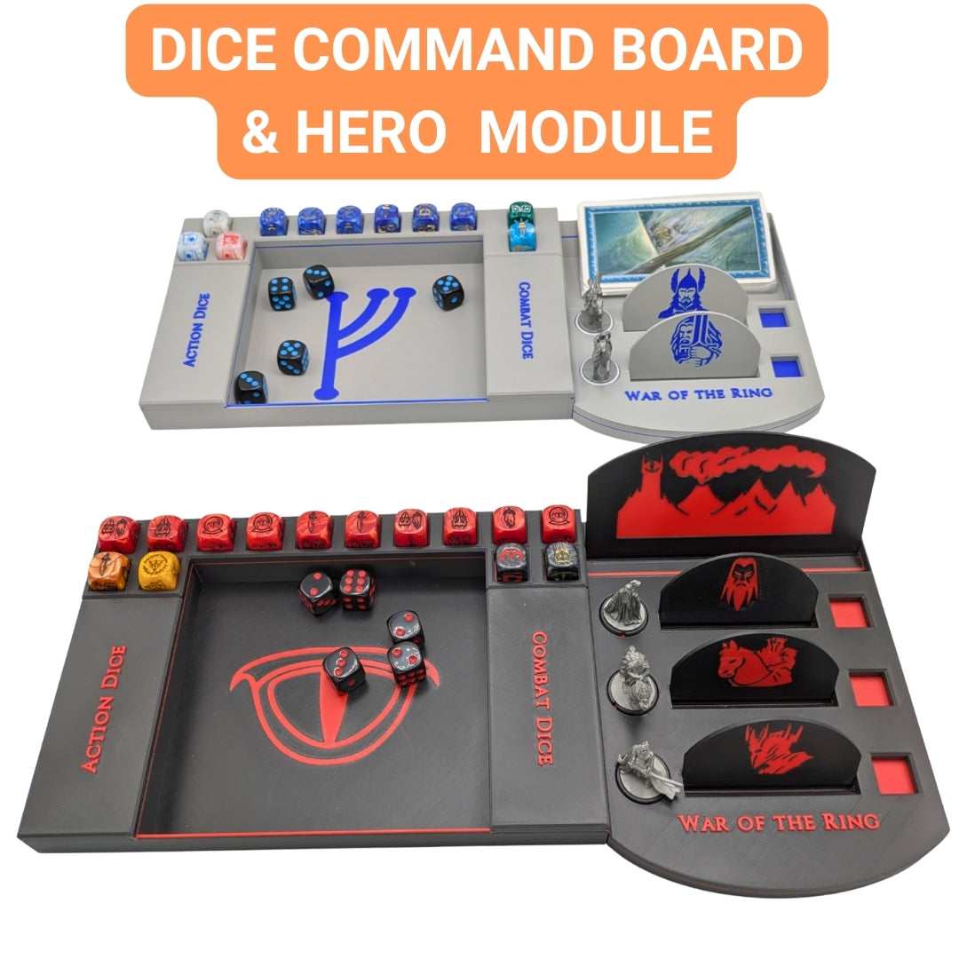 Dice Command Boards for War of the Ring