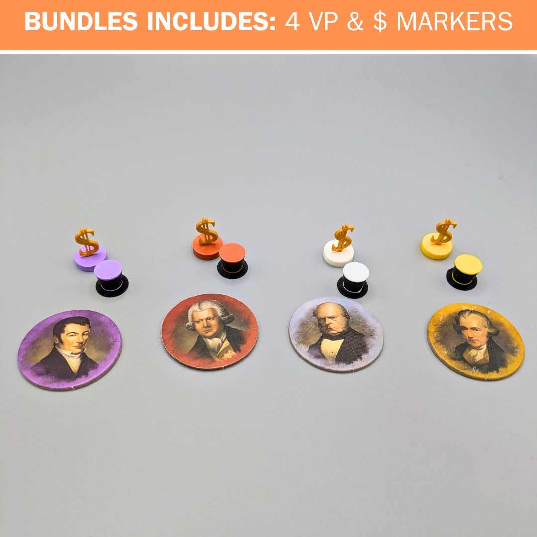 Brass Birmingham Complete Upgrade Kit | VP Markers, Resources, Trains & Boats