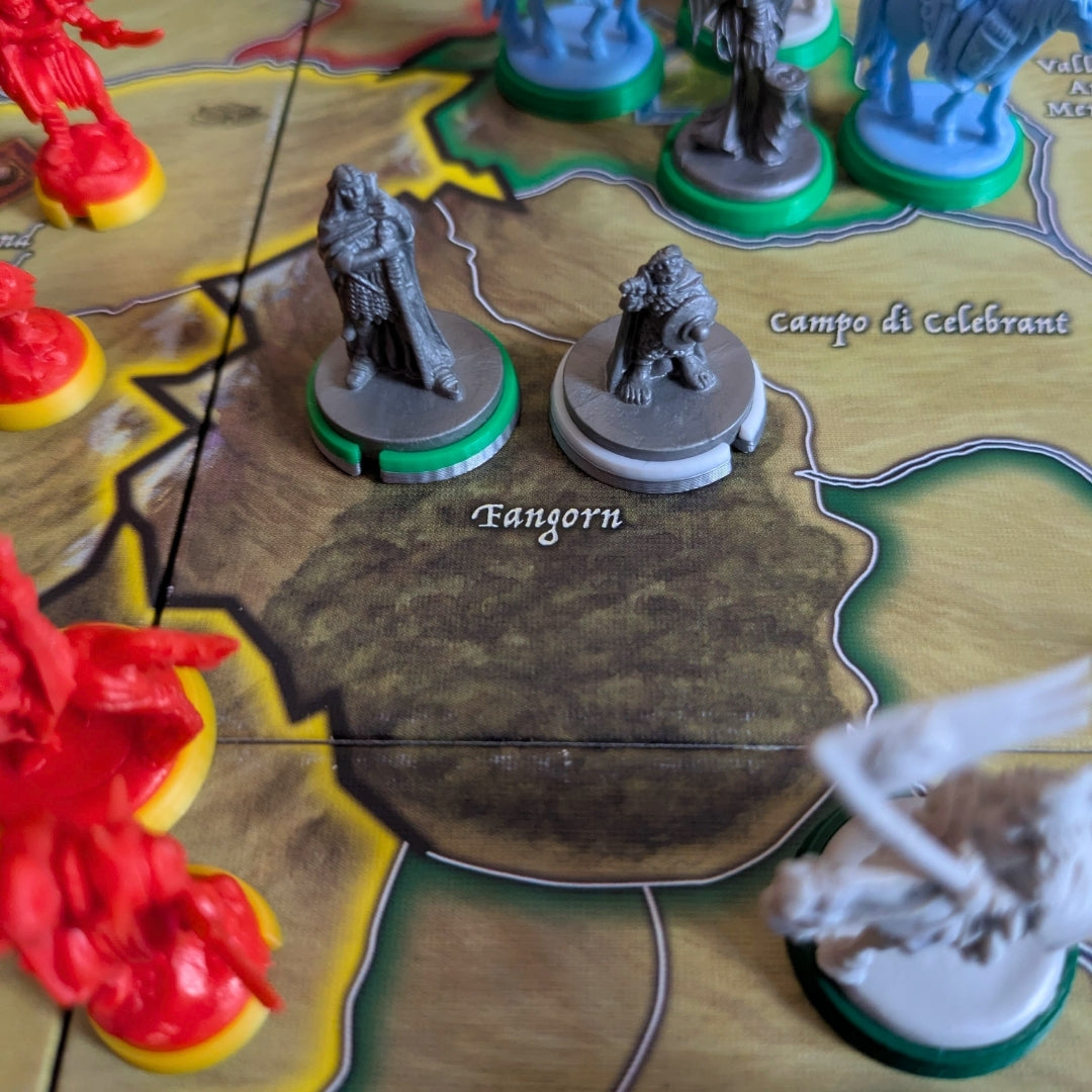 Character Bases for War of the Ring | Color-Coded Set for All Heroes
