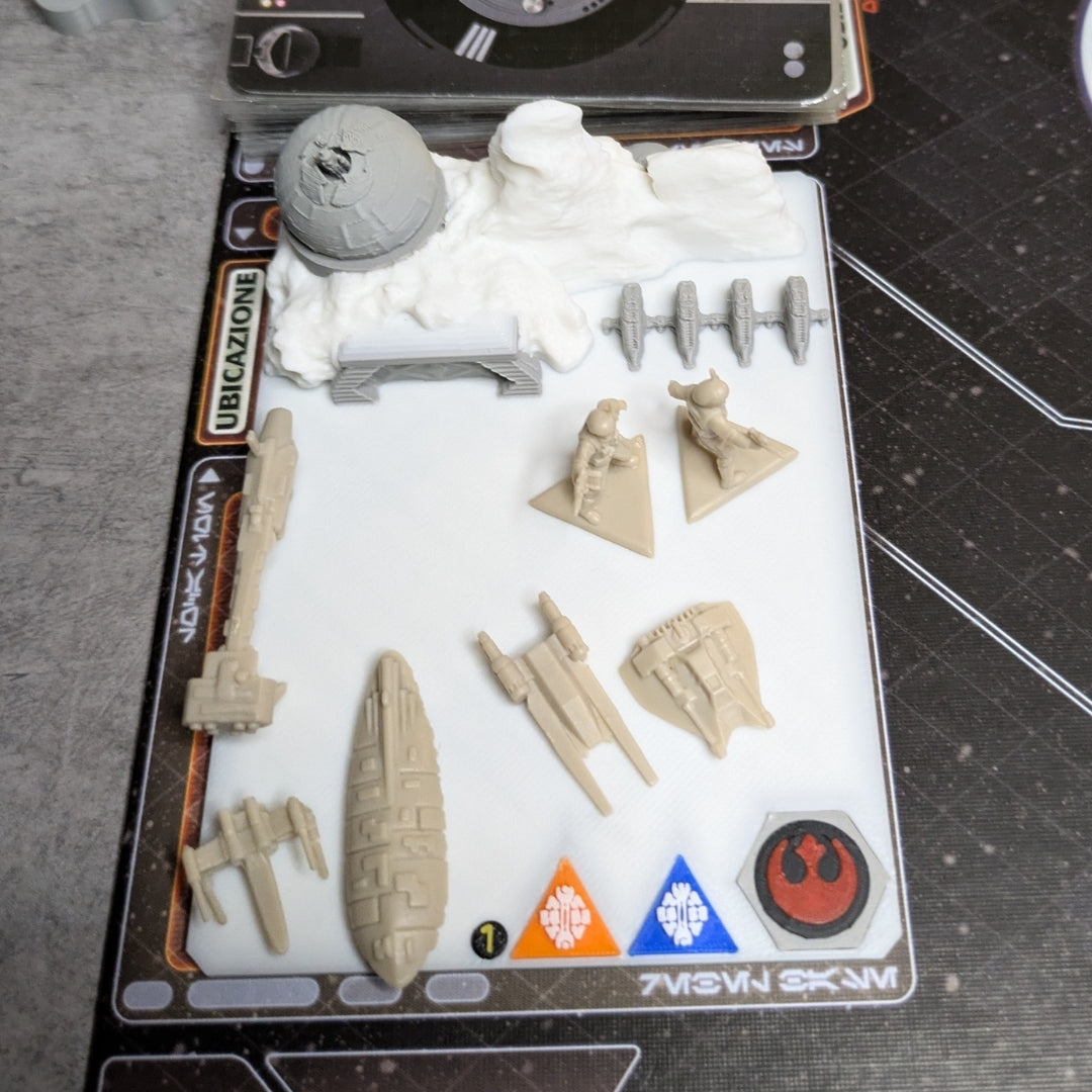Rebel Base Echo Base Upgrade for Star Wars Rebellion, 3D printed upgrade by Materia3DShop
