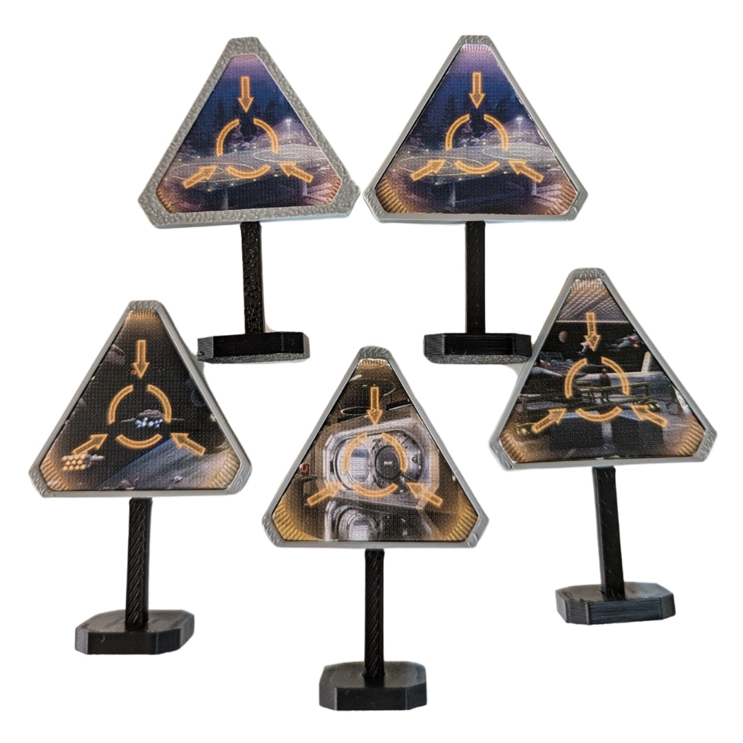 Target Display Stand for Star Wars Rebellion, 3D printed upgrade by Materia3DShop