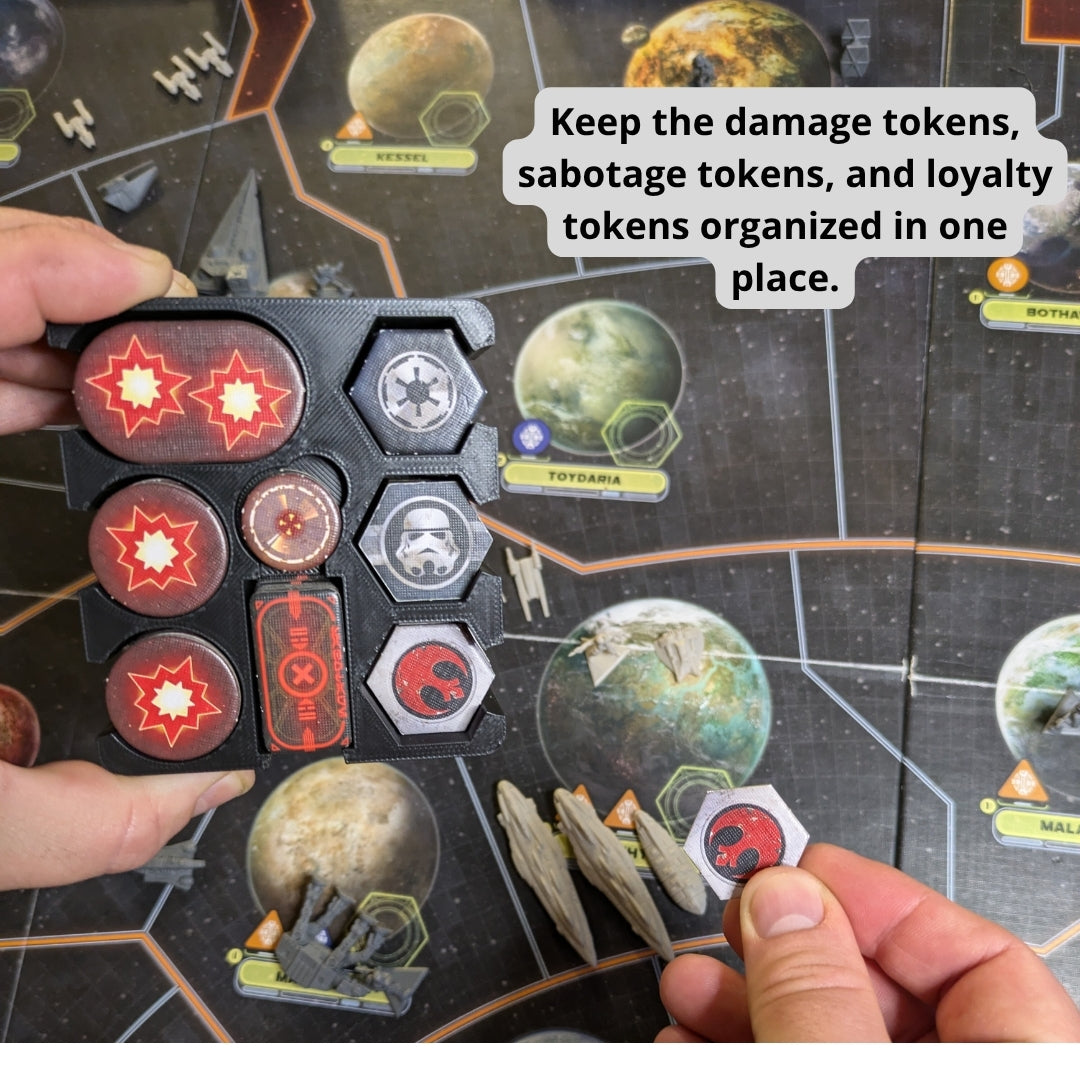 Compact Token Organizer for Star Wars Rebellion